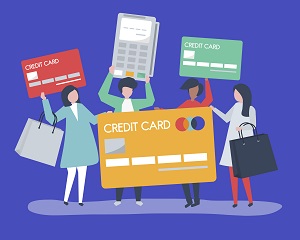People shopping with a credit card Blog - The Mango People